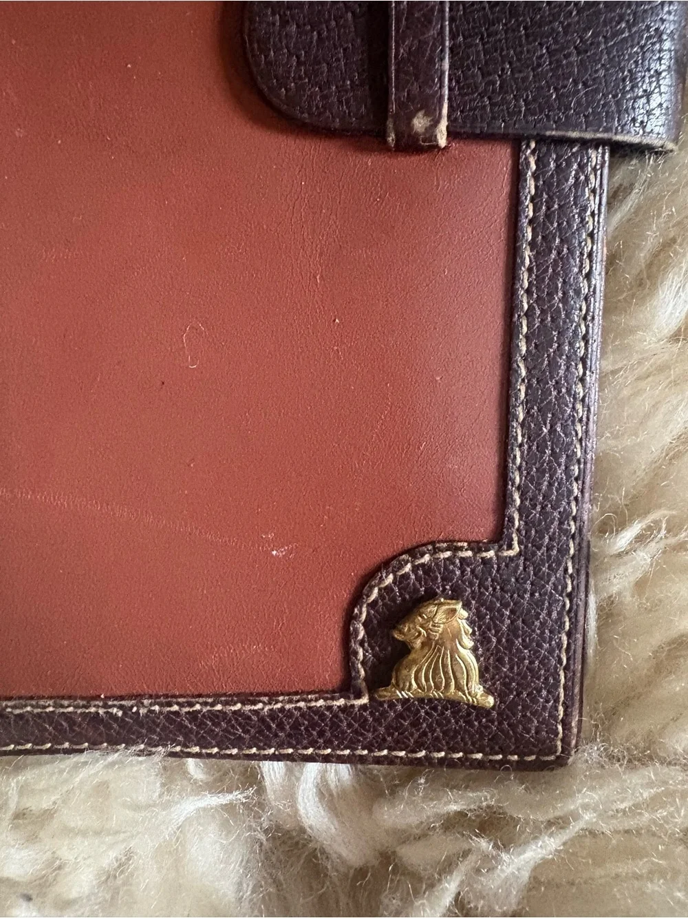 Vintage Mark Cross Brown Leather Wallet